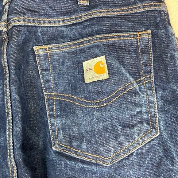 Carhartt Flame Resistant Jeans Denim 34X30 - Picture 7 of 9